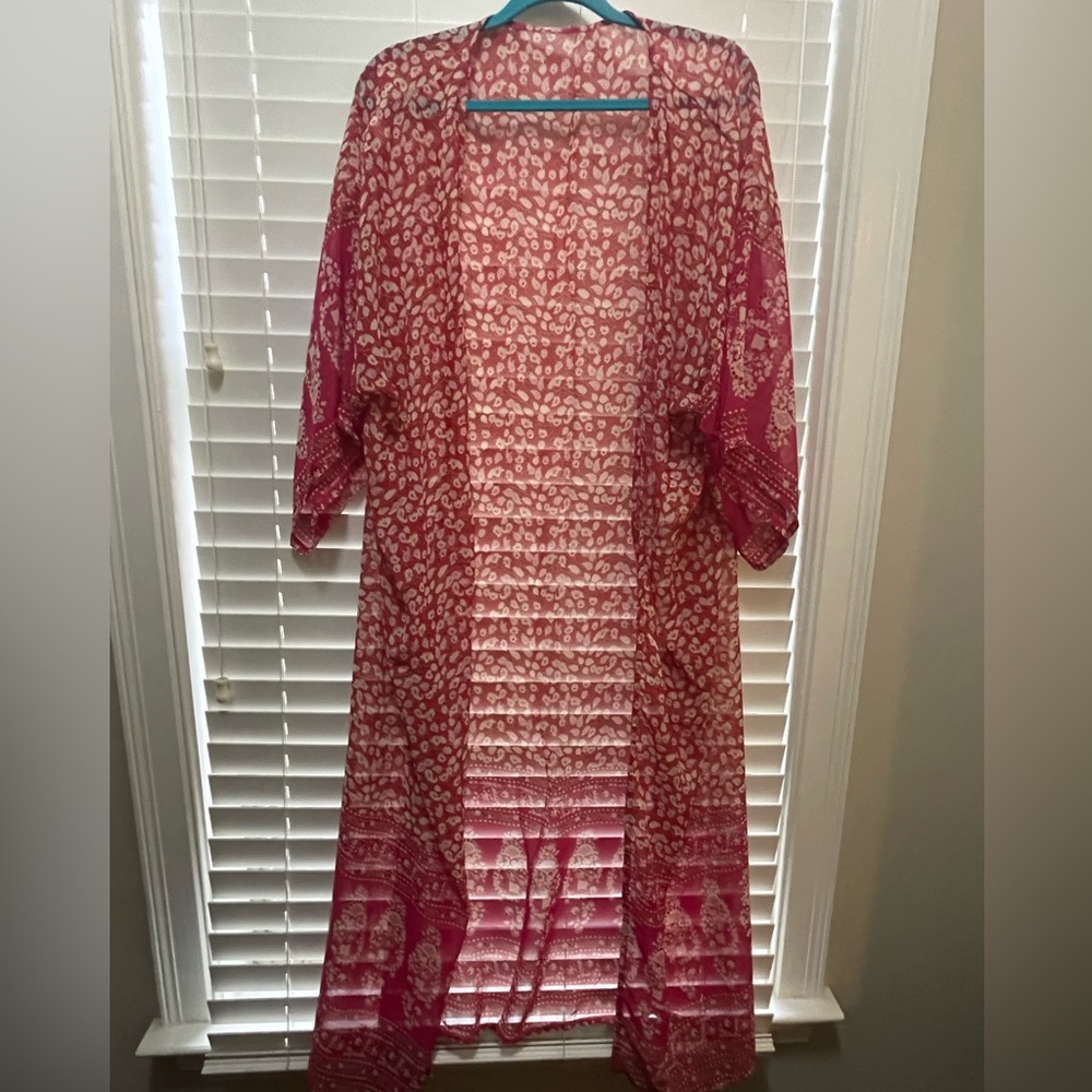 Long duster/kimono/cardigan one size